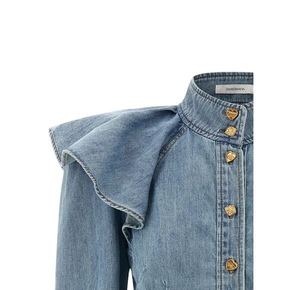 Zimmermann Women 'Crush Denim' Blouse - Picture 3 of 4